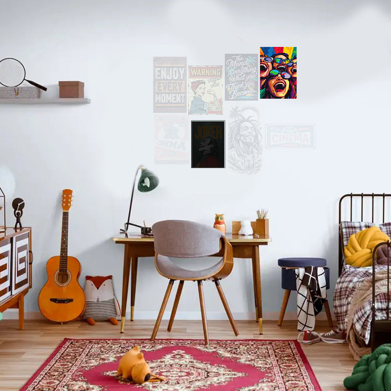 Plaque Sourire - 21 x 30 cm - mdf