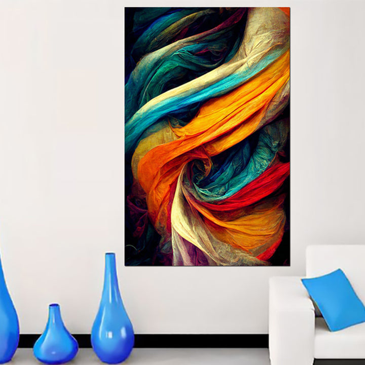 tableau décoratif - Foulard - verticale - 75 x 120 cm - bâche enduis