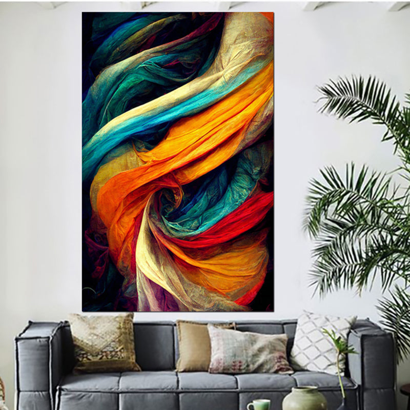 tableau décoratif - Foulard - verticale - 75 x 120 cm - bâche enduis