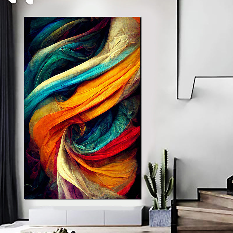 tableau décoratif - Foulard - verticale - 75 x 120 cm - bâche enduis