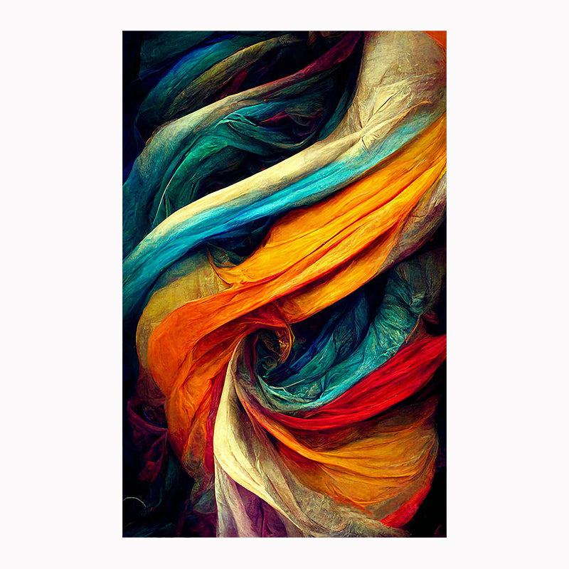 tableau décoratif - Foulard - verticale - 75 x 120 cm - bâche enduis