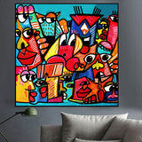 tableau fantastique - 100 x 100 cm