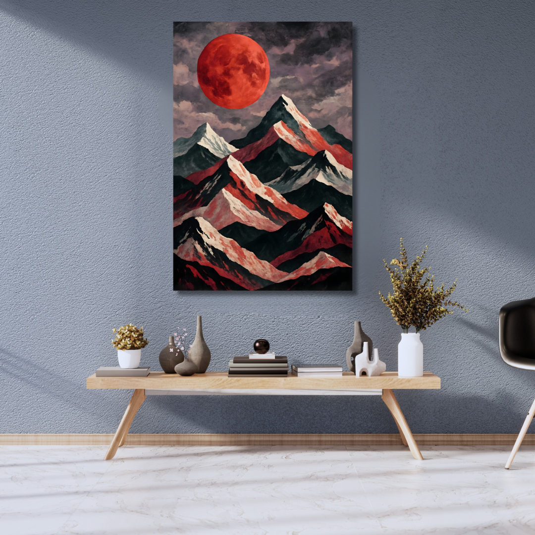 Tableau décoratif – Lune de Cendres – 120 x 80 cm