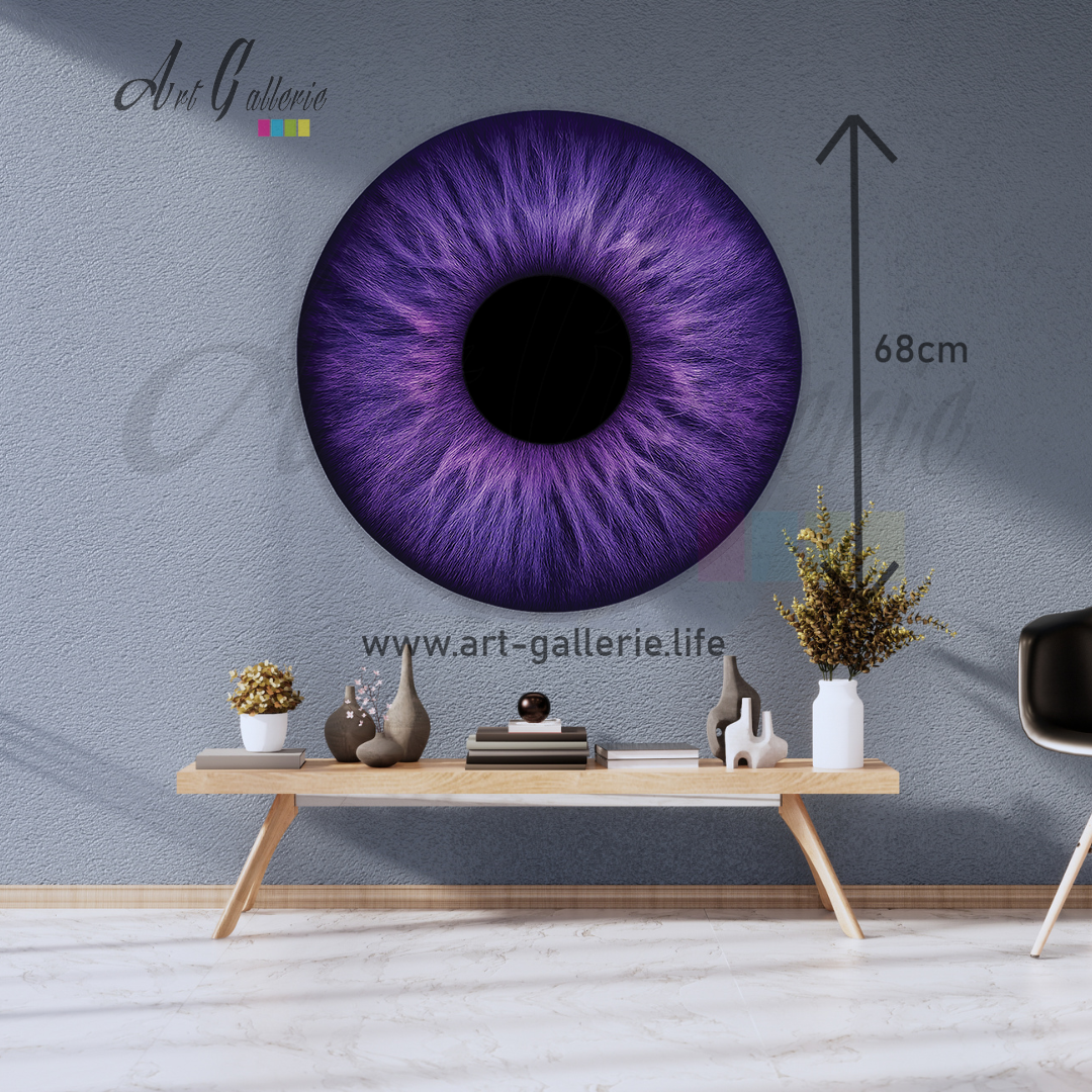 Mystique Améthyste – L’Âme Astrale " violet 1 " 68 centimètres de diamètre