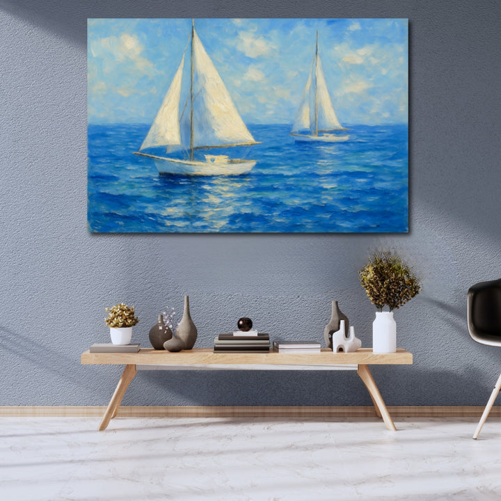 Tableau décoratif – Brise d’Azur - 120 x 80 cm