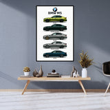 Collection  BMW M5 evolution -  L’Art de la Performance - 64 × 42 cm