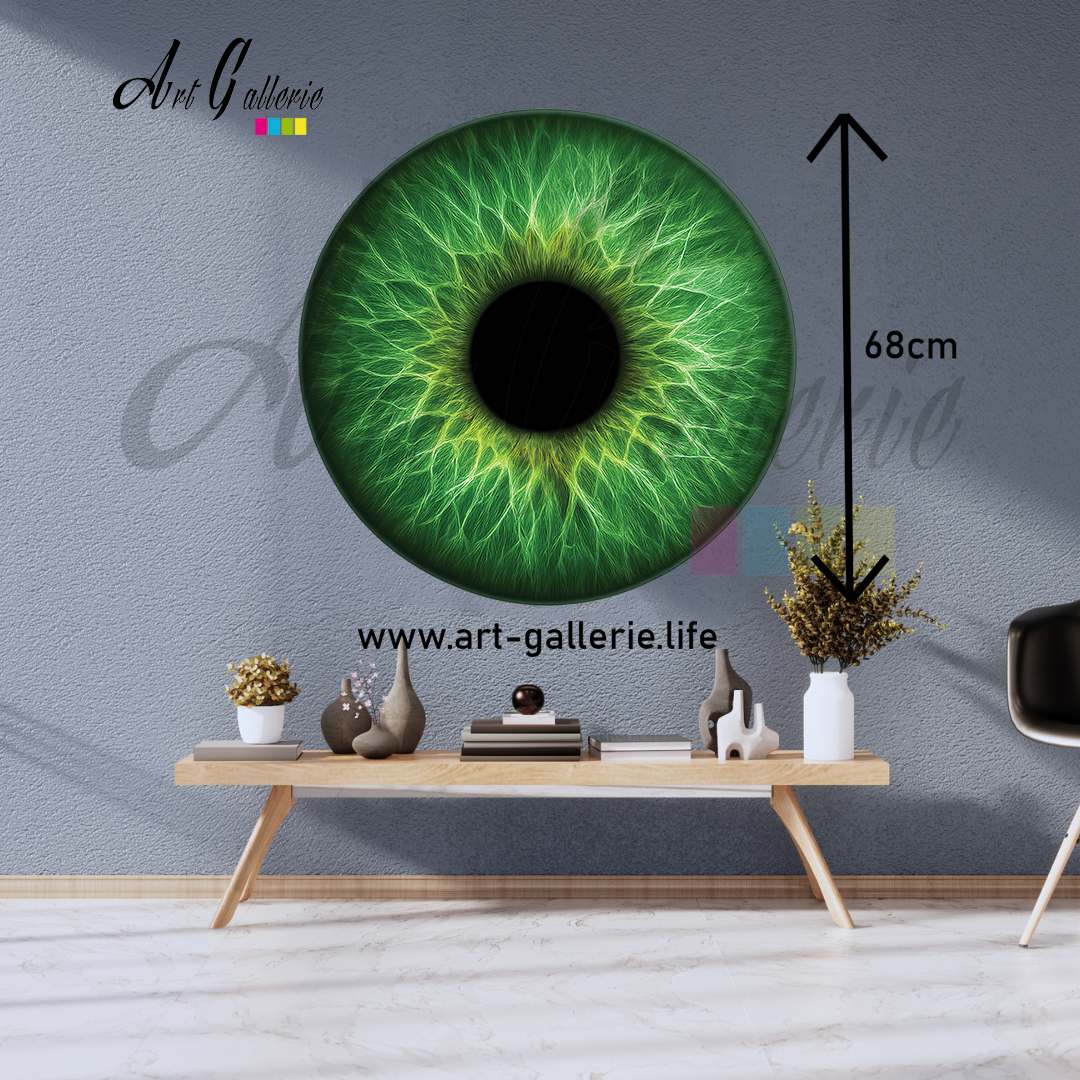 Émeraude Intérieure – L’Âme Végétale " Green 1 " 68 centimètres de diamètre