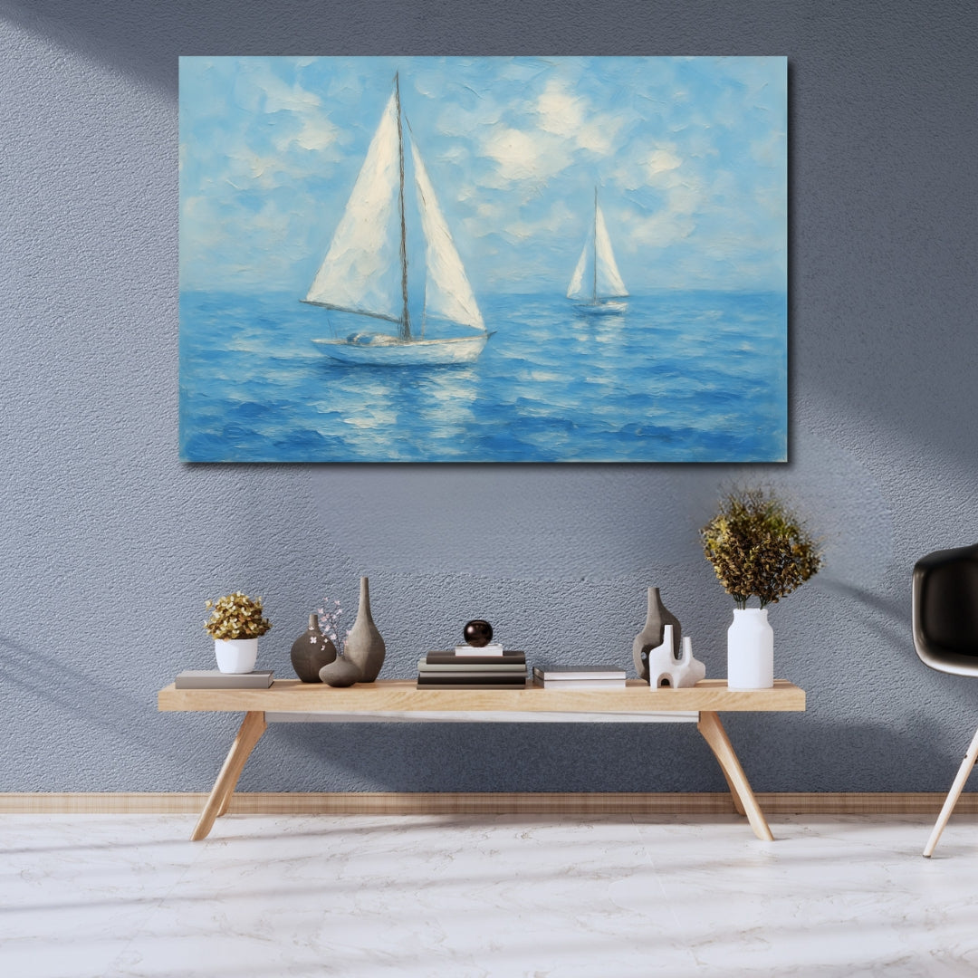 Tableau décoratif – Voiles en Silence - 120 x 80 cm