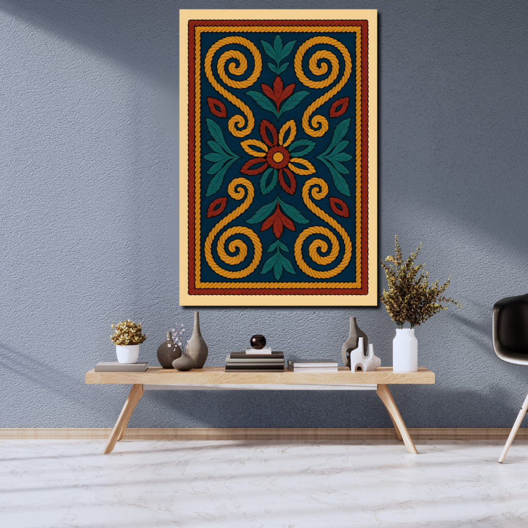 Tableau décoratif – Symphonie Florale – 120 x 80 cm