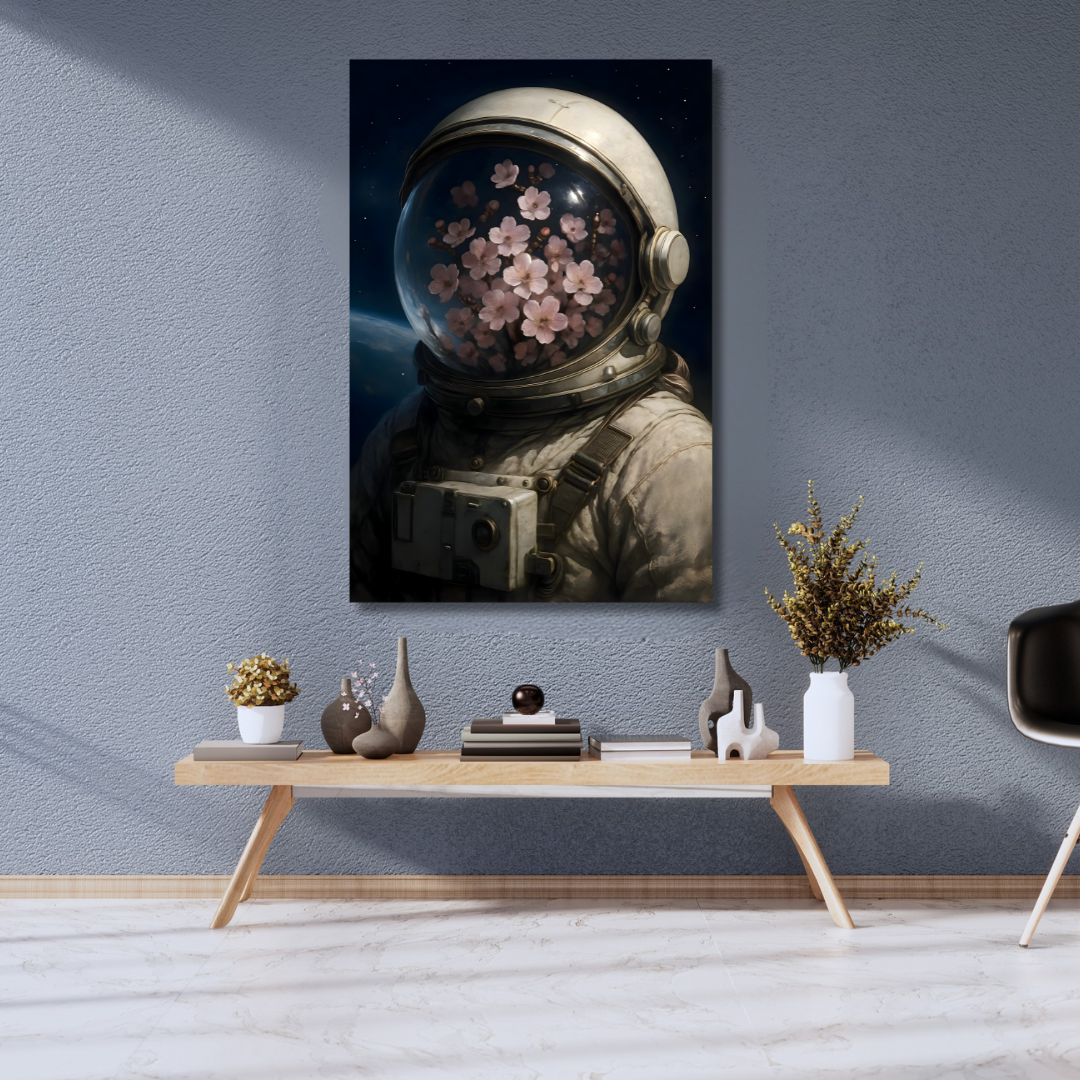 Tableau décoratif – Floraison Astrale – 60 x 50 cm