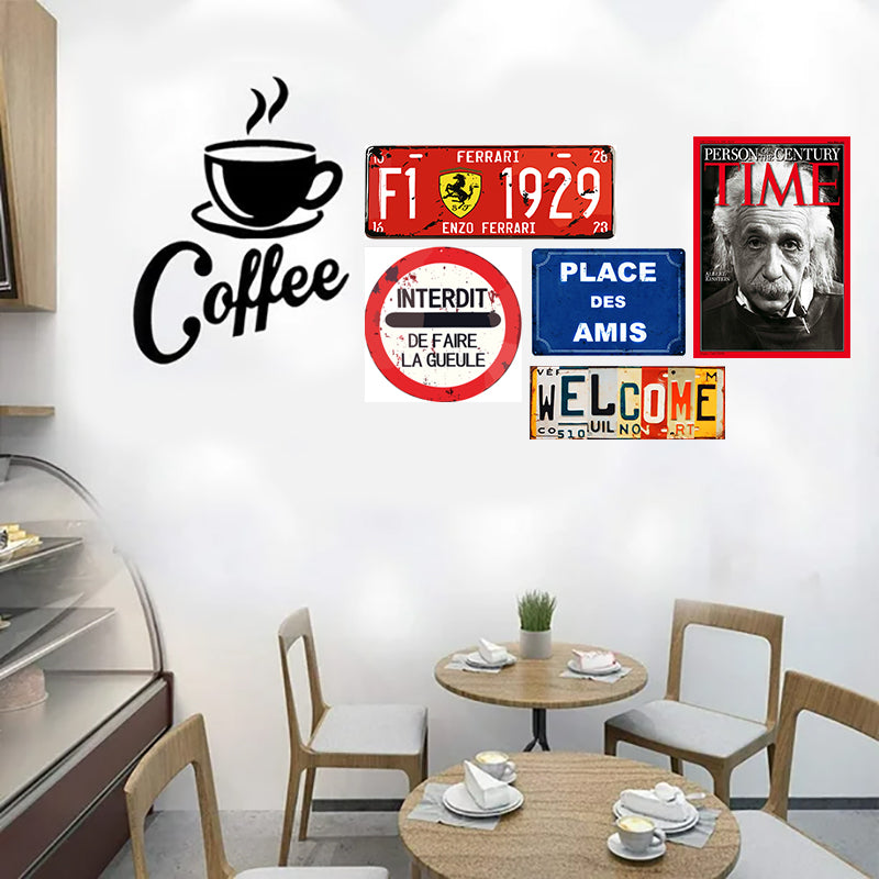 Pack Salon de Thé 1 de 5 plaques au prix de 4