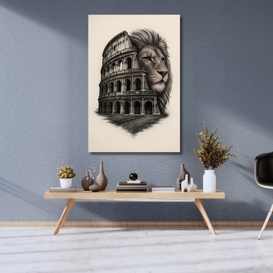 Tableau décoratif – Empire Sauvage – 60 x 50 cm