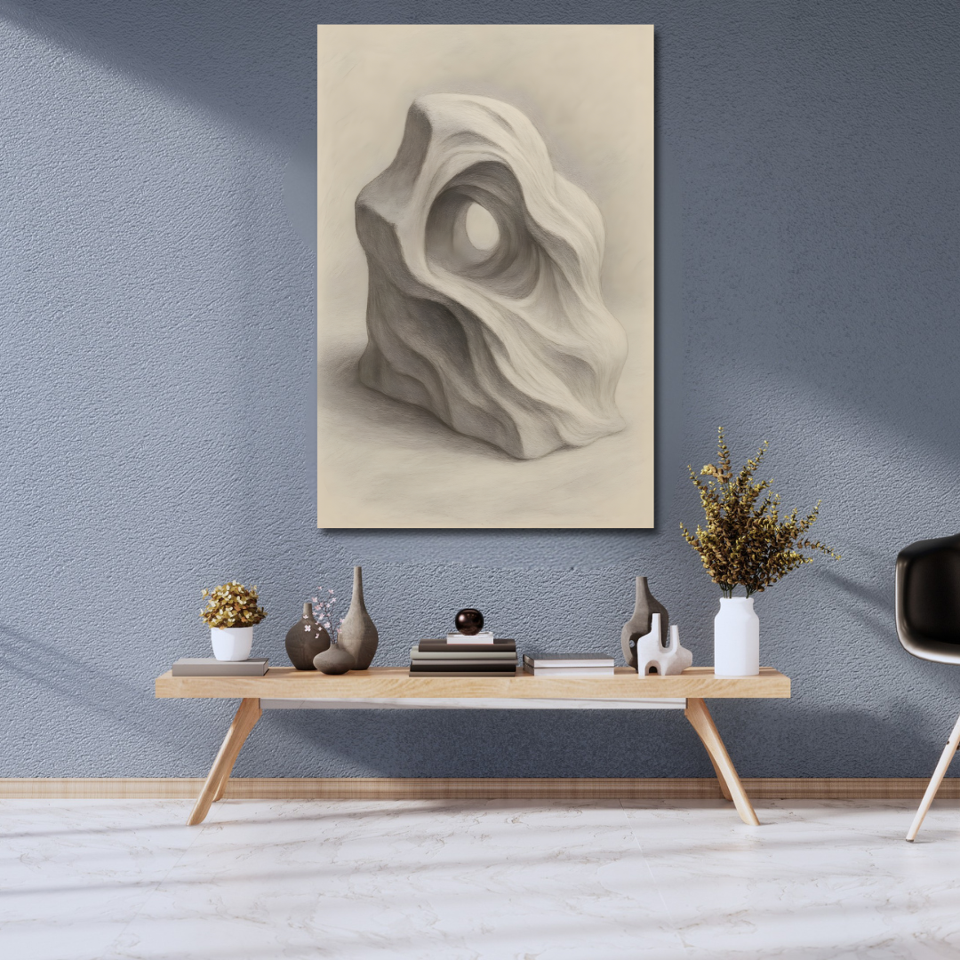 Tableau décoratif – Souffle Minéral – 60 x 50 cm