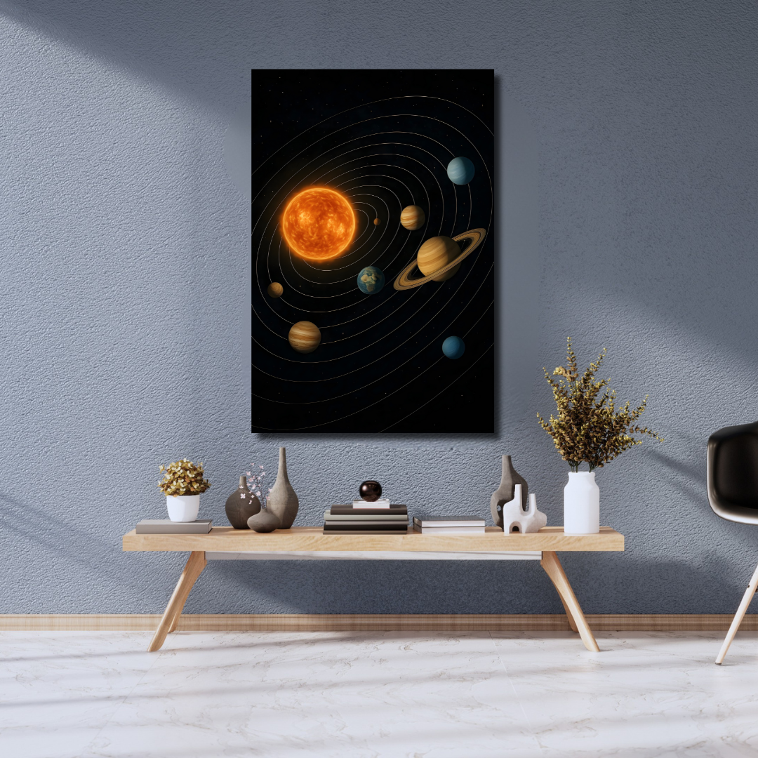 Tableau décoratif – Orbite Éternelle – 60 x 50 cm
