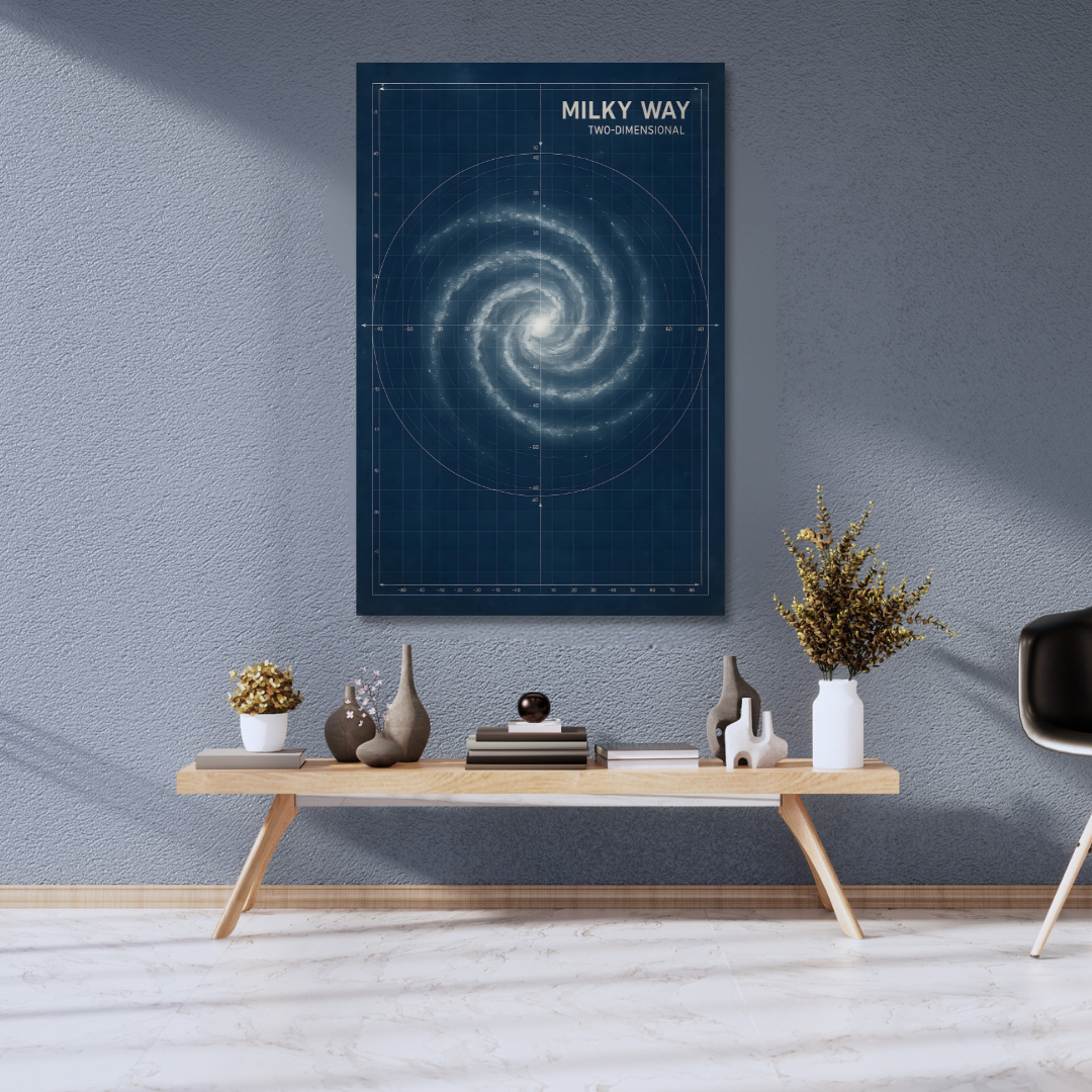 Tableau décoratif – Cartographie Stellaire – 60 x 50 cm