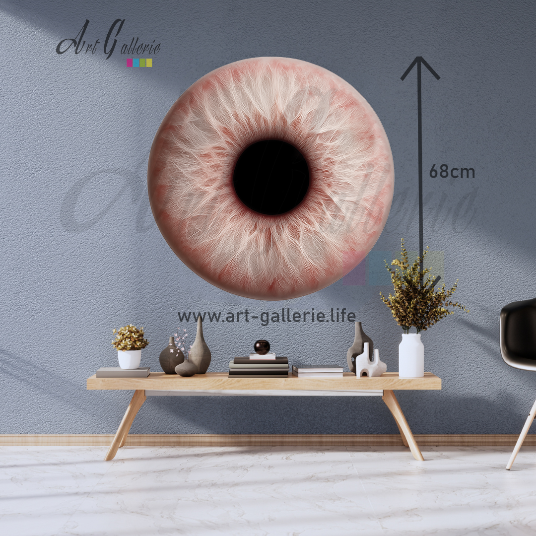 Reflet de Rosée – L’Âme Éthérée " Pink 2 " 68 centimètres de diamètre