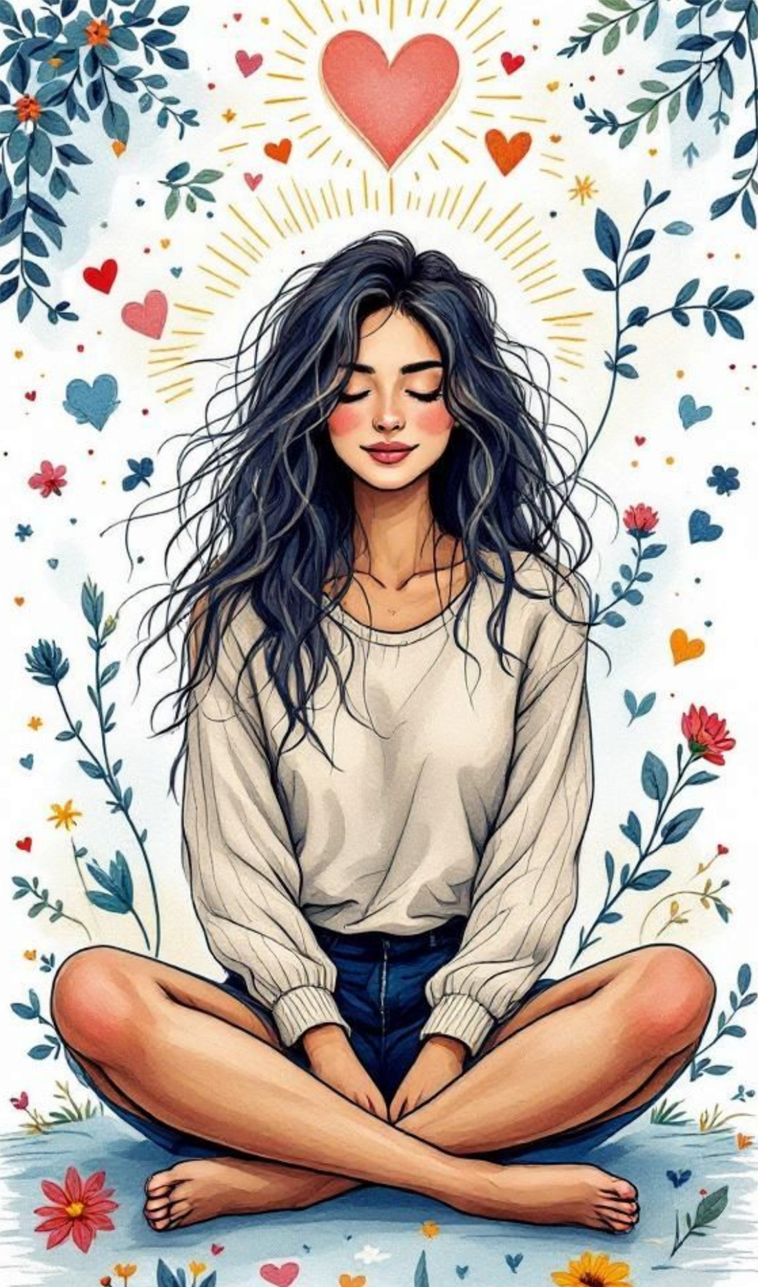 tableau sagesse - 30x50 cm
