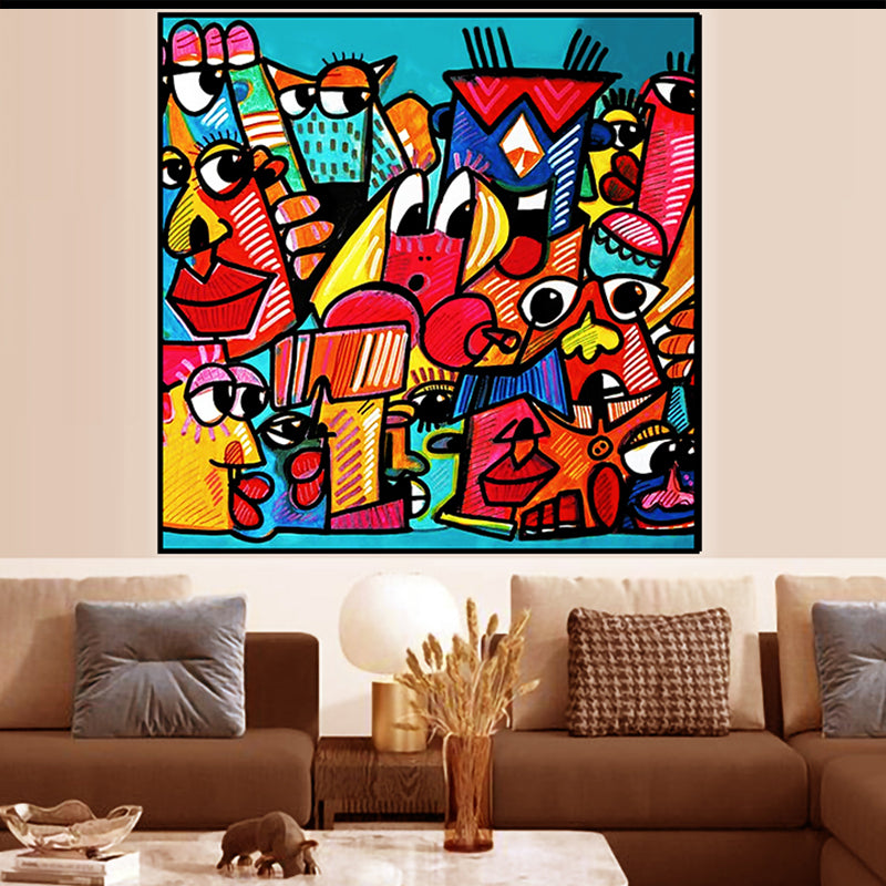 tableau fantastique - 100 x 100 cm
