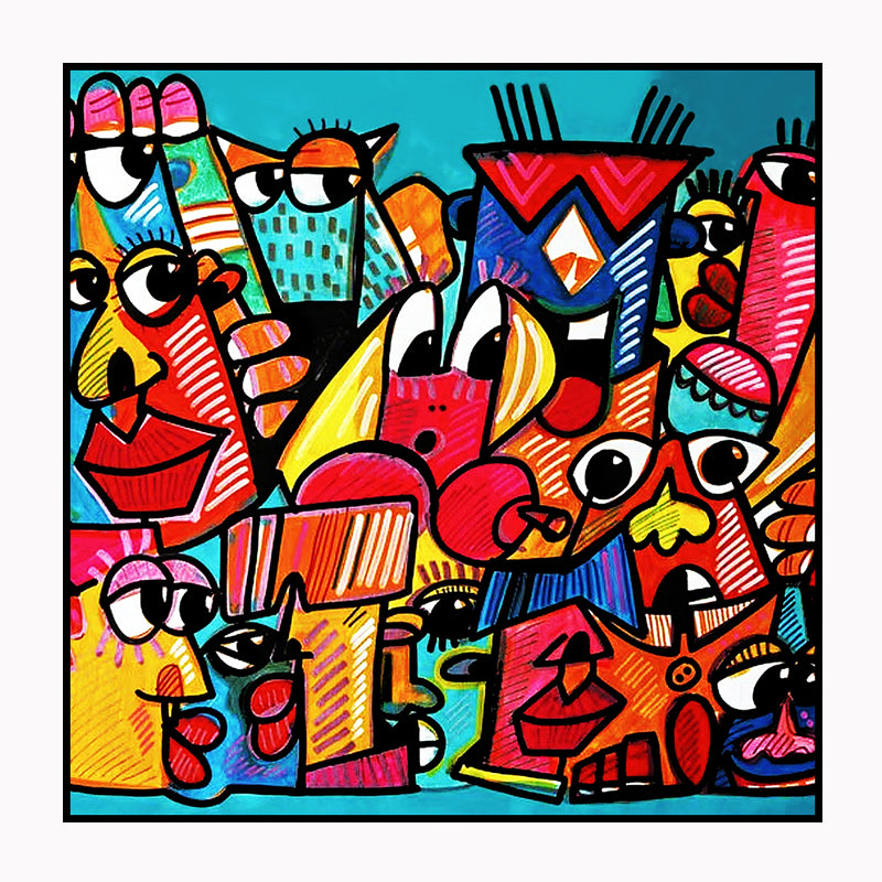tableau fantastique - 100 x 100 cm