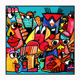 tableau fantastique - 100 x 100 cm