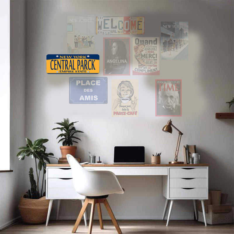 Plaque Central Parck 42 x 15 cm