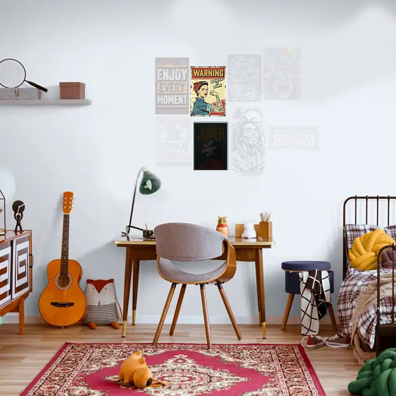 Plaque warning women - 21 x 30 cm