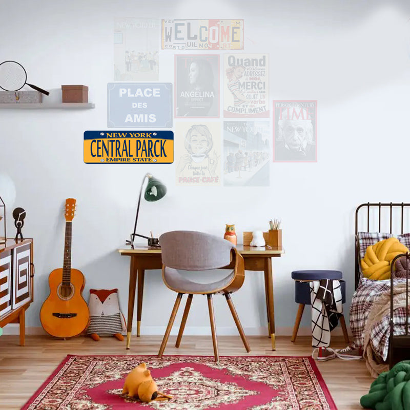 Plaque Central Parck 42 x 15 cm