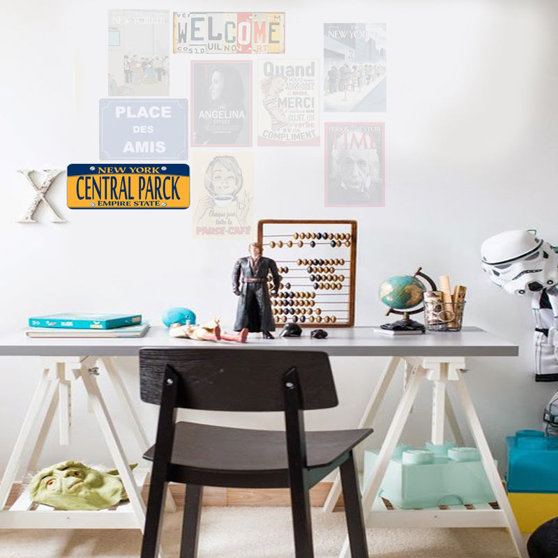 Plaque Central Parck 42 x 15 cm