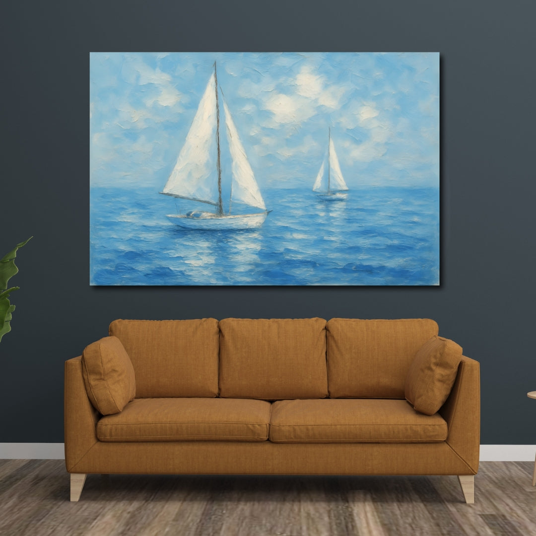 Tableau décoratif – Voiles en Silence - 120 x 80 cm
