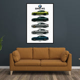 Collection  BMW M5 evolution -  L’Art de la Performance - 64 × 42 cm