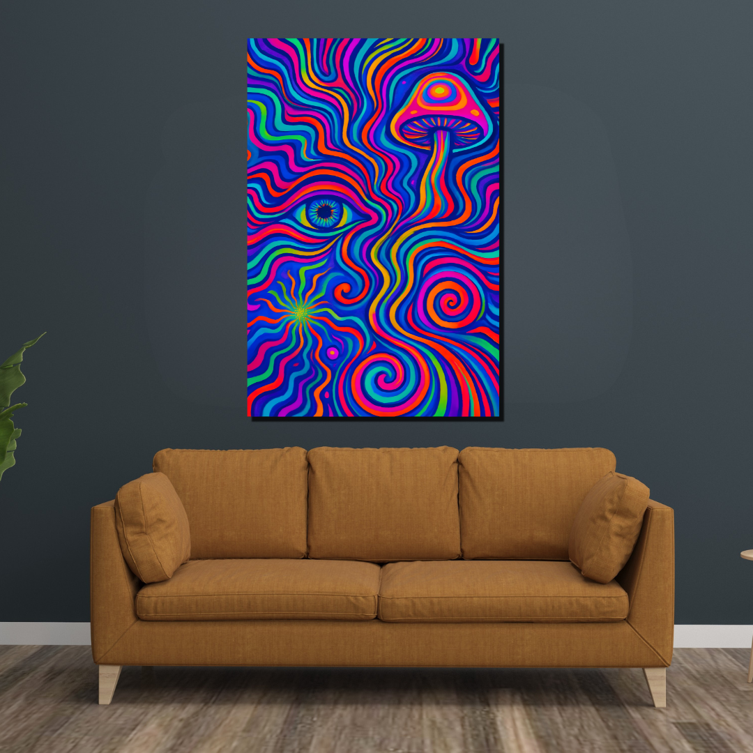 tableau décoratif - Flux de Conscience - 80 x 120 CM