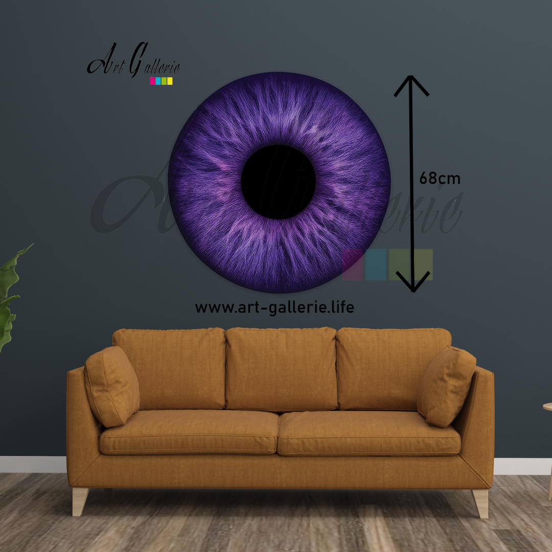 Mystique Améthyste – L’Âme Astrale " violet 1 " 68 centimètres de diamètre