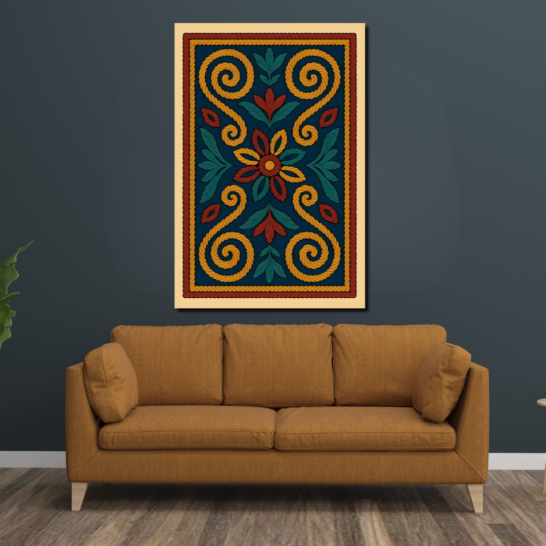 Tableau décoratif – Symphonie Florale – 120 x 80 cm