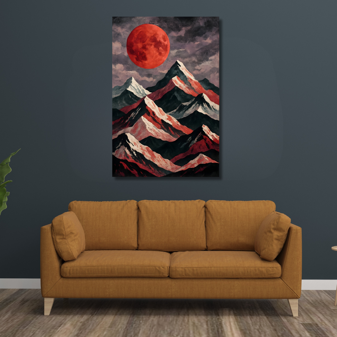 Tableau décoratif – Lune de Cendres – 120 x 80 cm