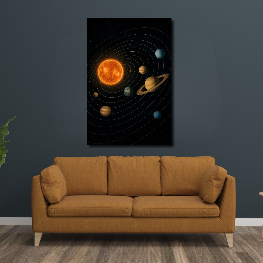 Tableau décoratif – Orbite Éternelle – 60 x 50 cm