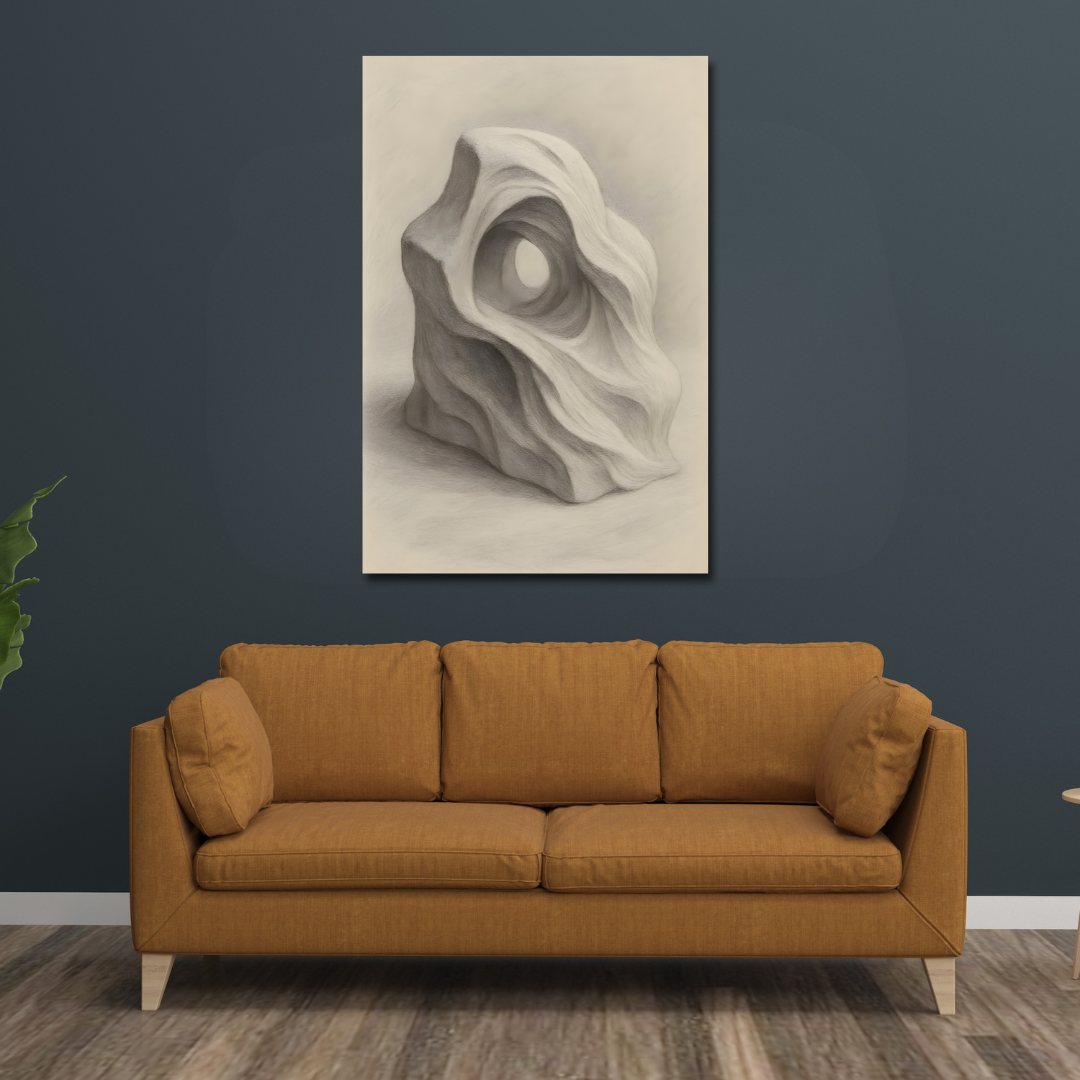 Tableau décoratif – Souffle Minéral – 60 x 50 cm