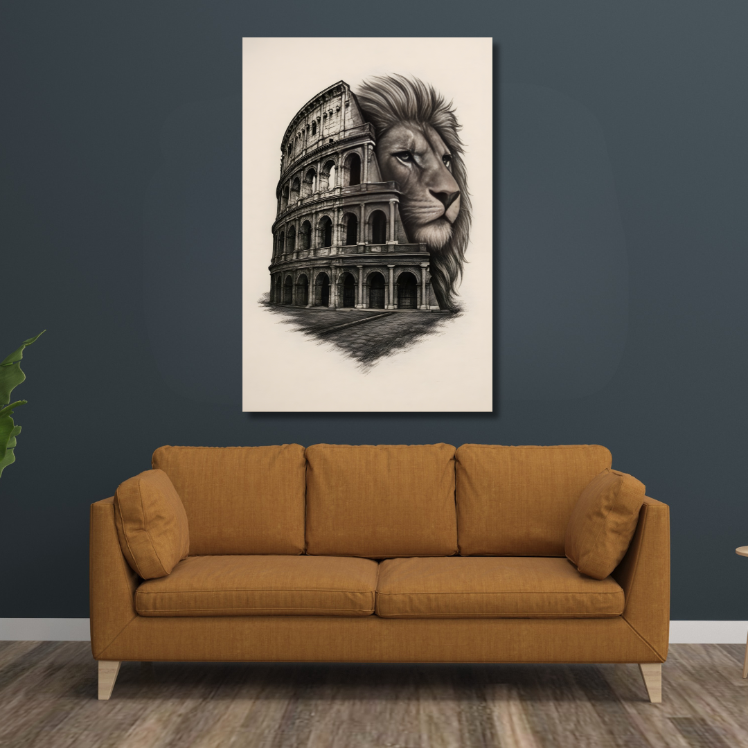 Tableau décoratif – Empire Sauvage – 60 x 50 cm