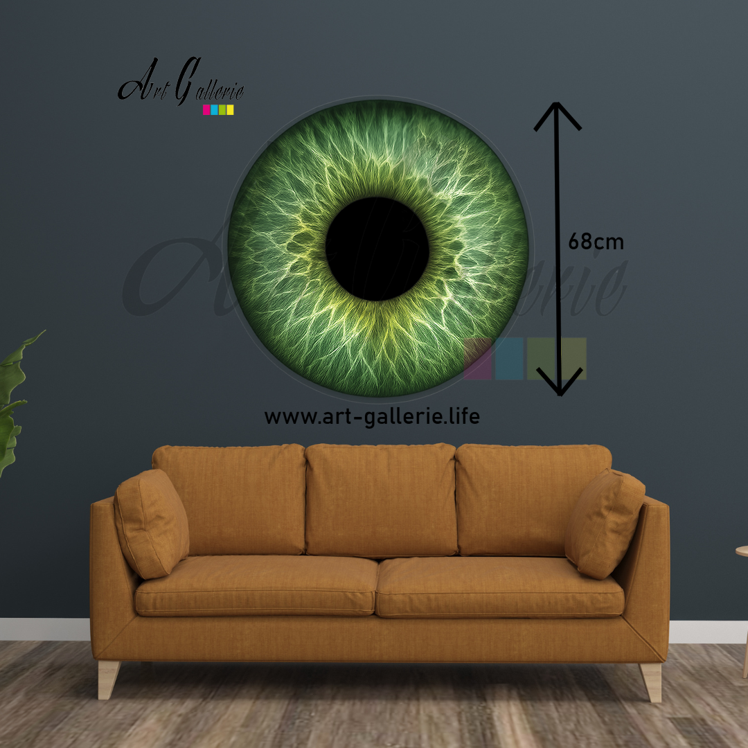 Émeraude Intérieure – L’Âme Végétale " Green 2 " 68 centimètres de diamètre