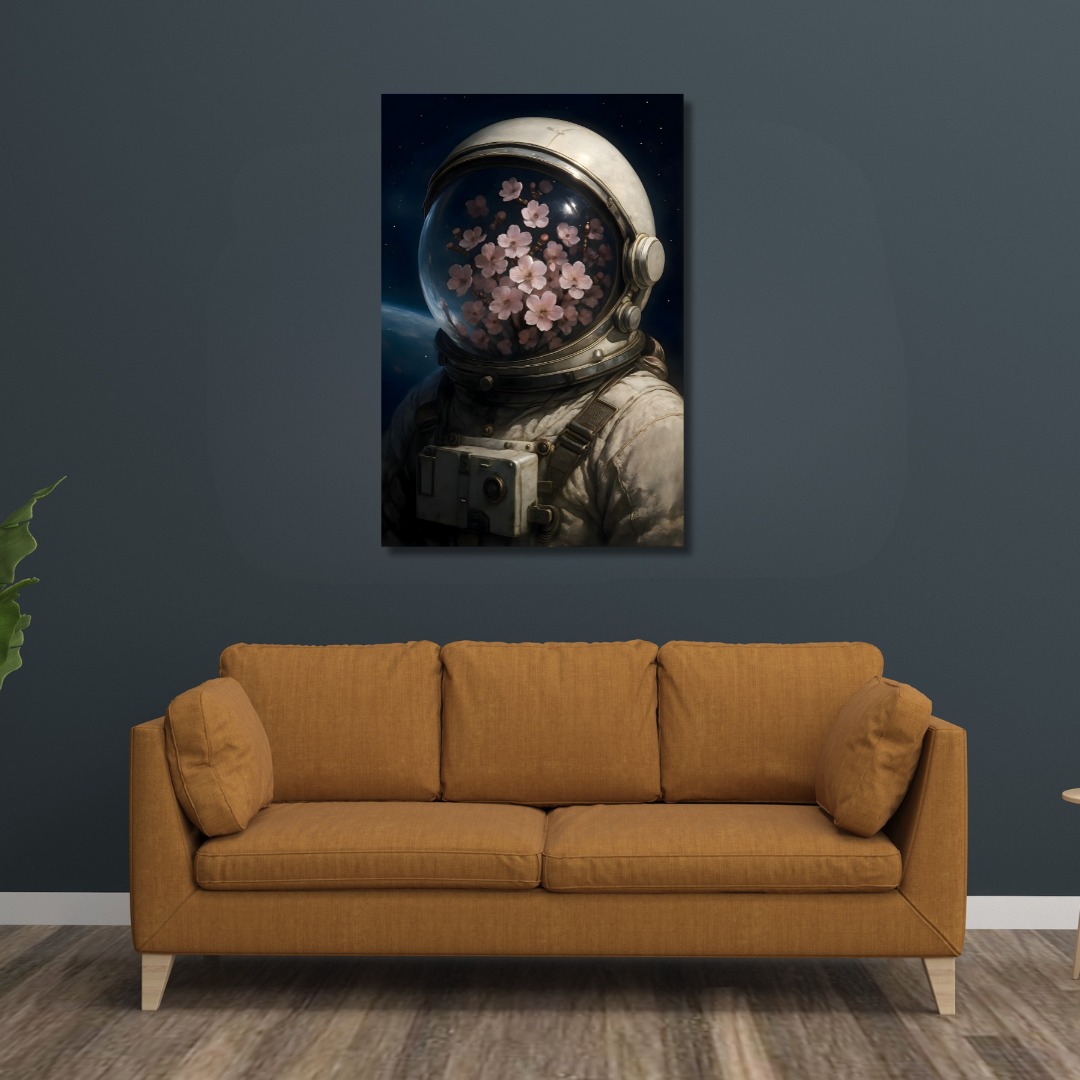 Tableau décoratif – Floraison Astrale – 60 x 50 cm