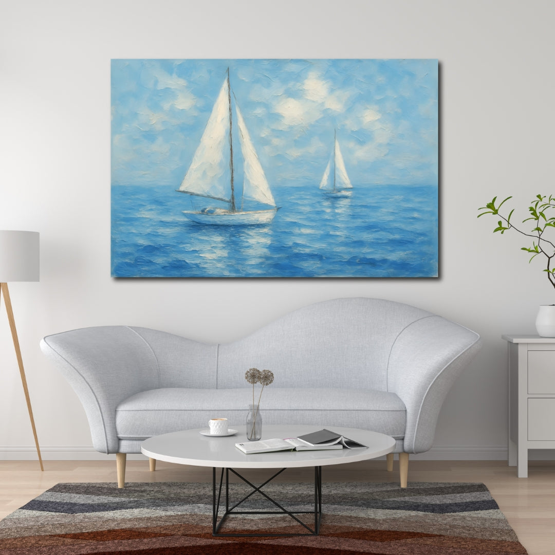 Tableau décoratif – Voiles en Silence - 120 x 80 cm