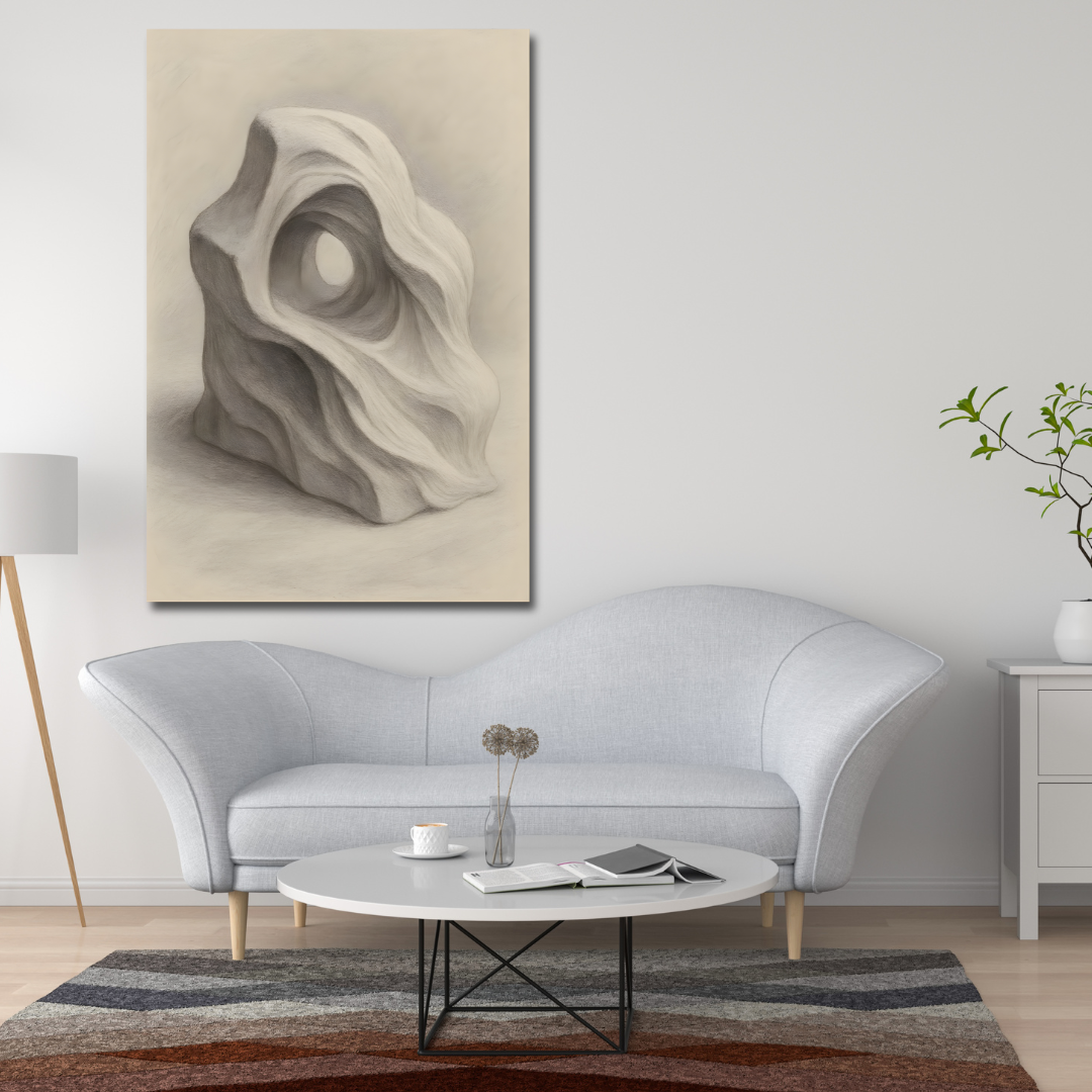 Tableau décoratif – Souffle Minéral – 60 x 50 cm