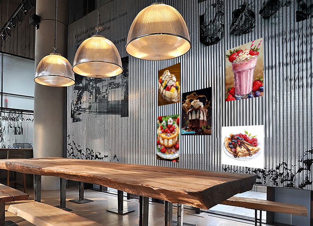Pack de 5 Tableaux Modernes  – Collection j'Adore