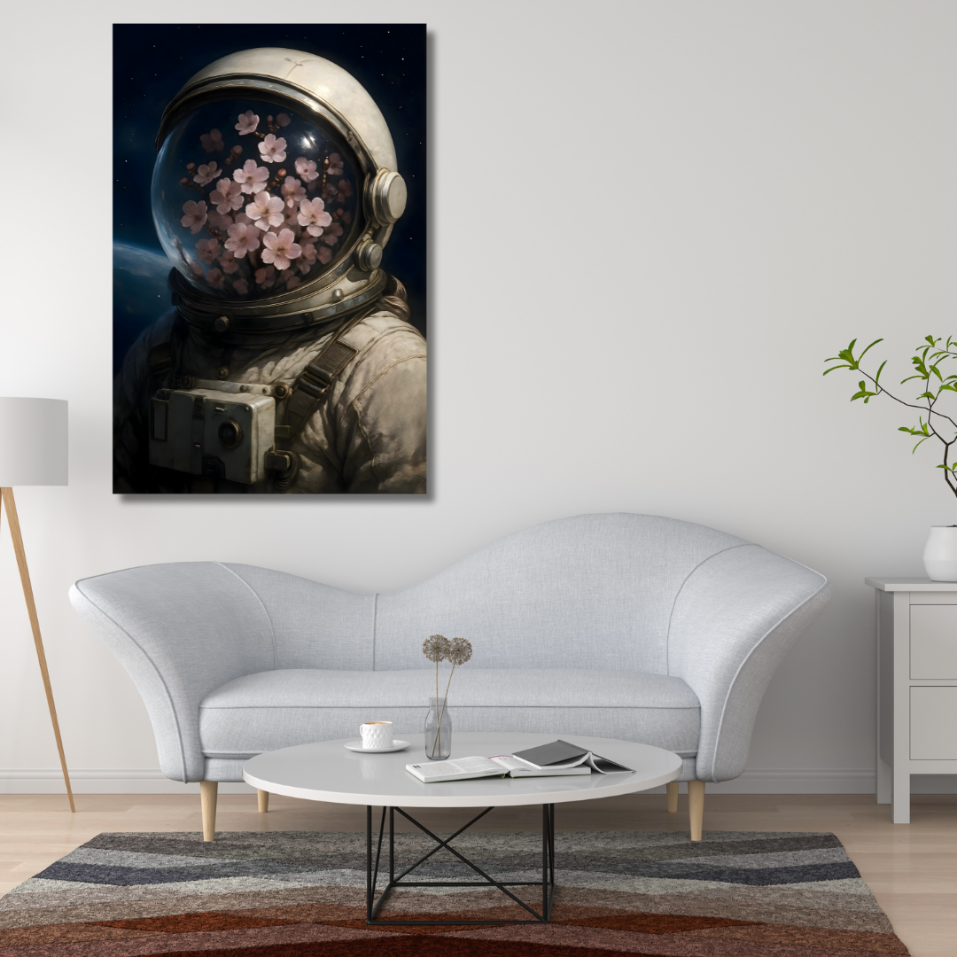 Tableau décoratif – Floraison Astrale – 60 x 50 cm