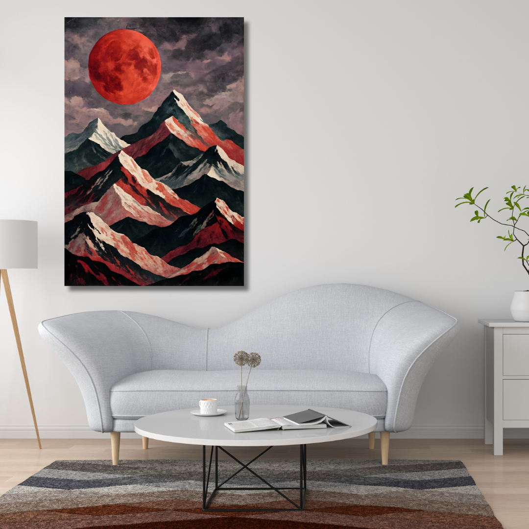 Tableau décoratif – Lune de Cendres – 120 x 80 cm