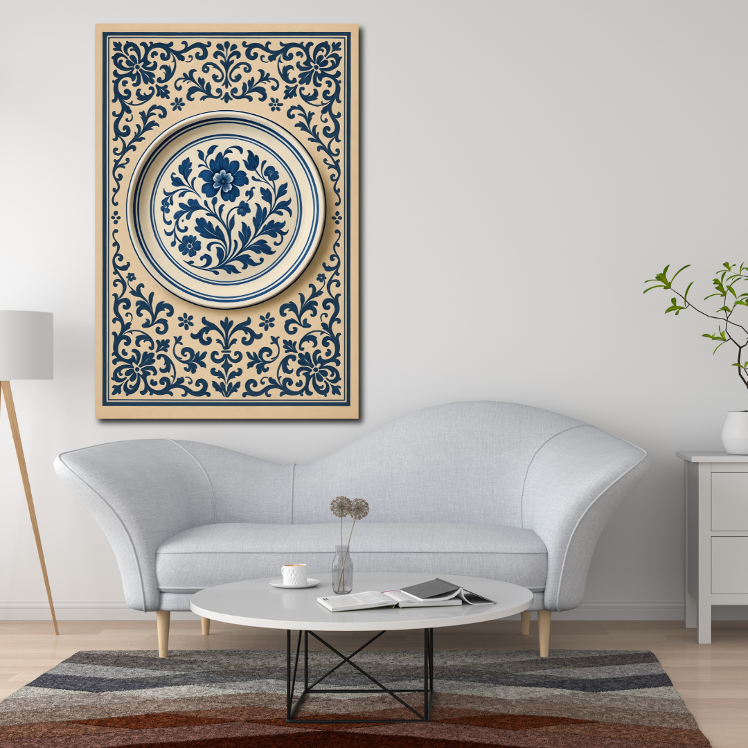 Tableau décoratif – Rosace d’Orient – 120 x 80 cm