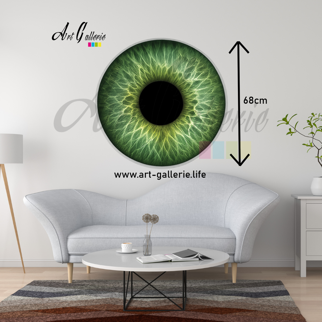 Émeraude Intérieure – L’Âme Végétale " Green 2 " 68 centimètres de diamètre