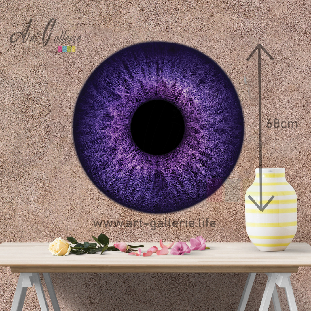 Mystique Améthyste – L’Âme Astrale " violet 2 " 68 centimètres de diamètre