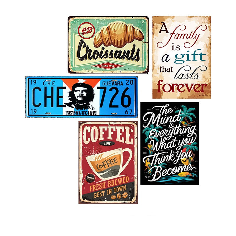 Pack Salon de Thé 3 de 5 plaques au prix de 4