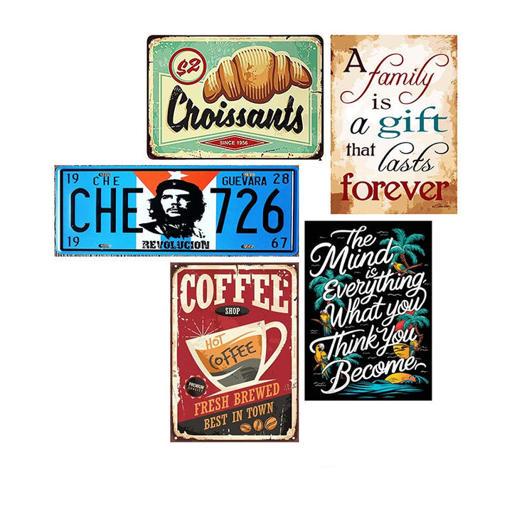 Pack Salon de Thé 3 de 5 plaques au prix de 4