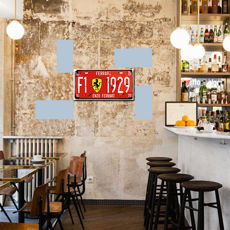 Tableau décoratif - plaque Formula One - mdf - 40 x 15 cm vinyle mat